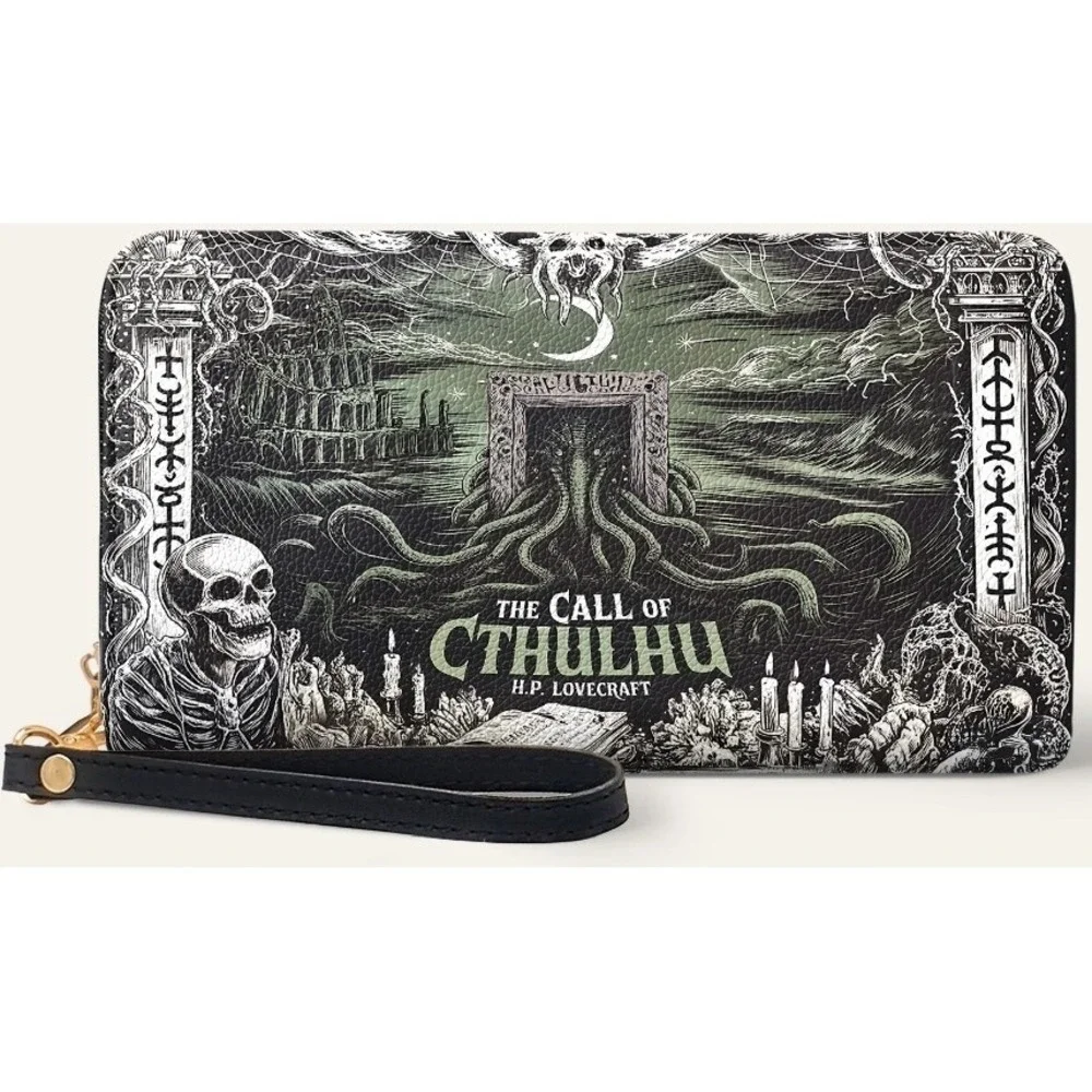 The Call Of Cthulhu Wallet Horror Goth Halloween H P Lovecraft New NWT Stylish